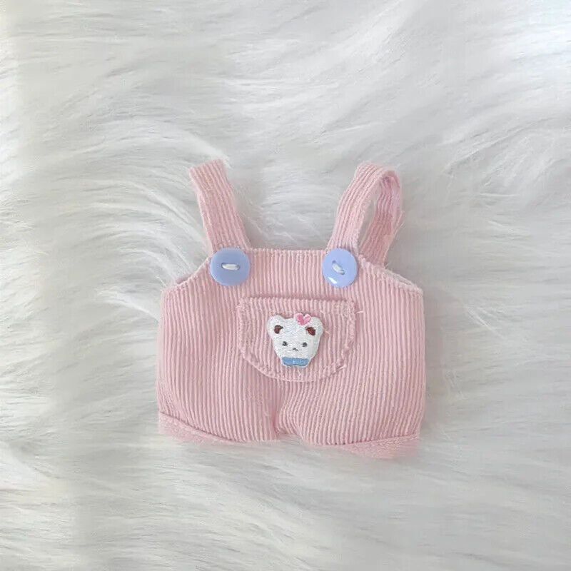 Puppenkleider für 17 cm Baumwoll-Idolpuppen – Prinzessinnenkleid und Overalls