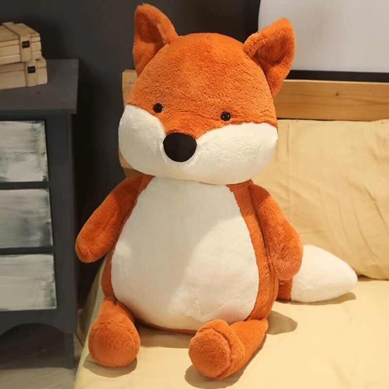 Fuchs Plüschtier Groß 35 / 50 cmStofftier Kinder Geschenk Deko Orange Mädchen