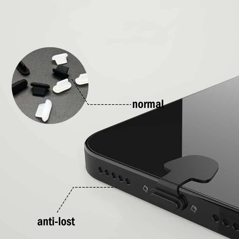 HABO 6PCS Silikon Telefonstaub Stecker für IPhone Samsung