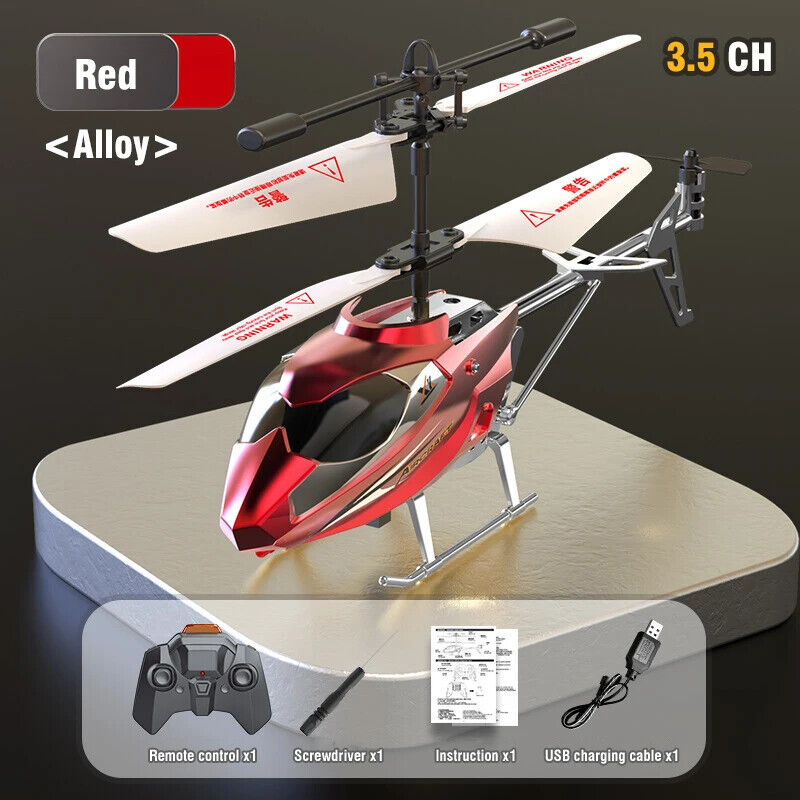 RC Hubschrauber Mit Licht ferngesteuerter Helikopter Fliegendes Kinderspielzeug 
