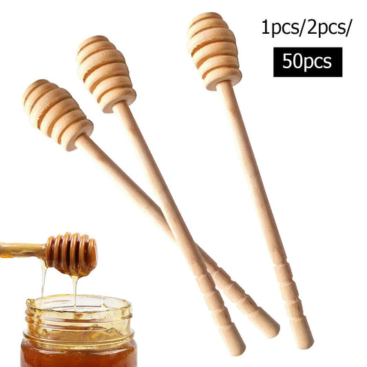 HABO Dessert Löffel & Honig Rührstab Löffel für Kaffee, Tee und Desserts