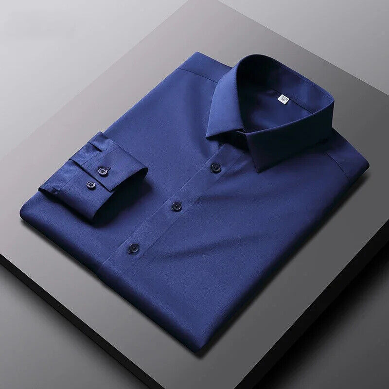 Business Hemden Business Casual Lang Arm Hemd Herren Antifalten Material premium