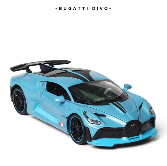 Bugatti Divo Modellauto Spielzeug für Kinder und Sammler Maßstab 1/32 Geschenk