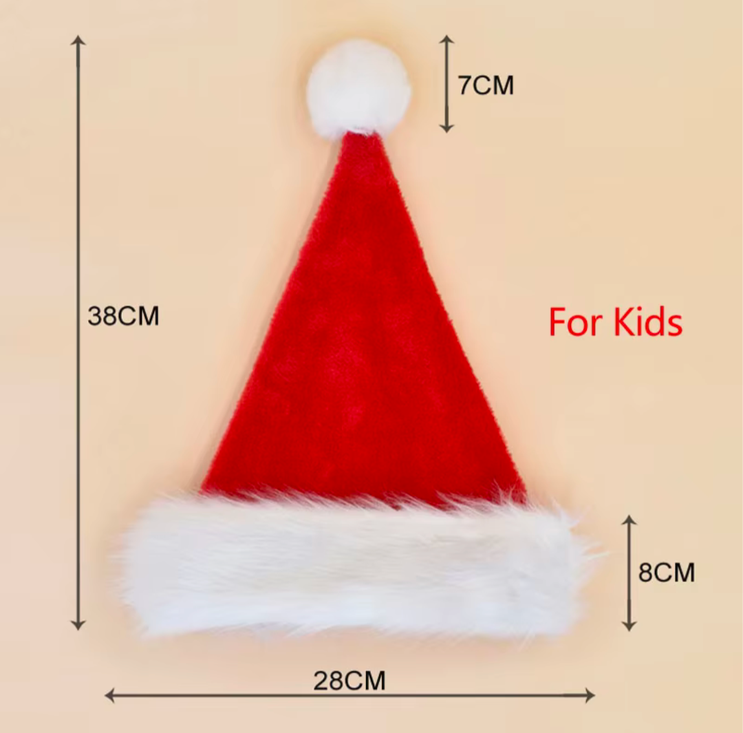 Weihnachtsmütze Weihnachtsmann Kinder Erwachsene Familie Weich