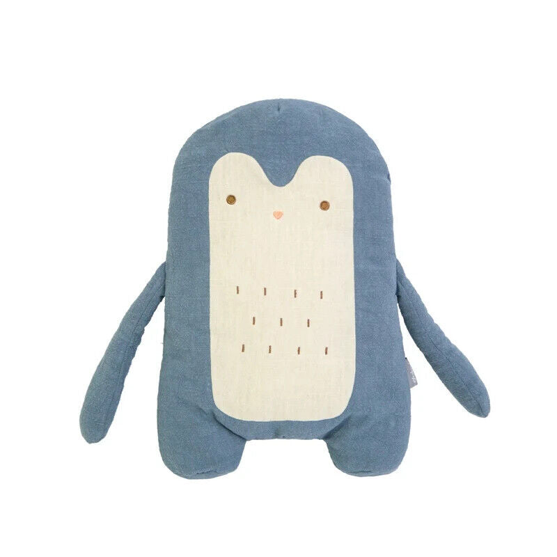 Kuscheliges Plüschtier-Kissen (38x25cm) - Faultier, Kaninchen, Pinguin oder Eule