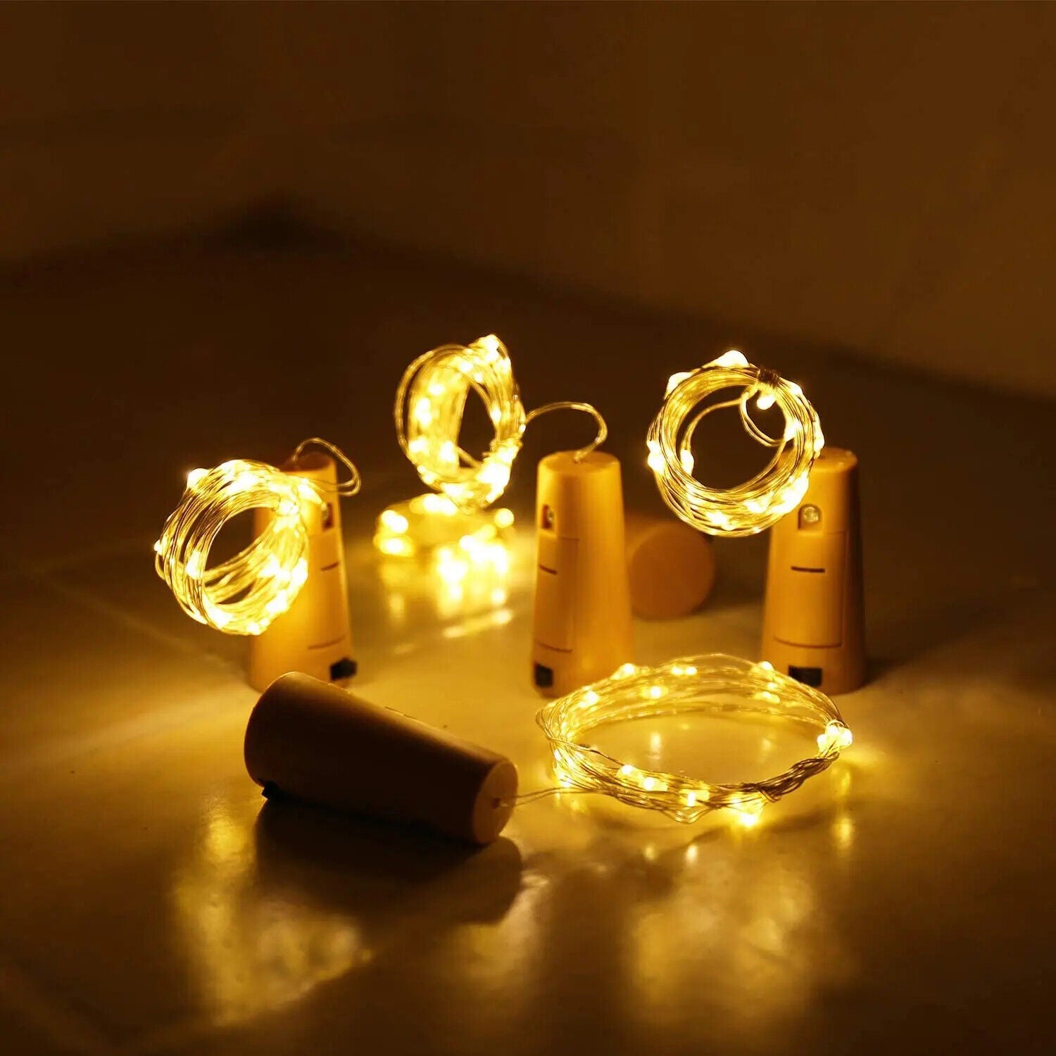 Weinflasche 2M Lichterketten Weihnacht Dekoration LED Lampe Flasche Lichterkette