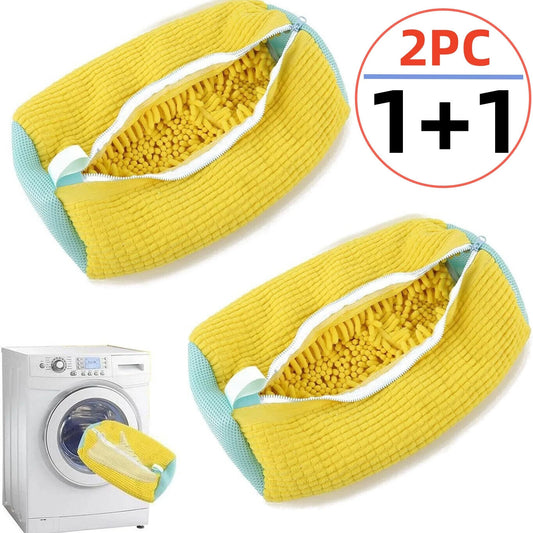 HABO Waschschuh-Tasche aus Baumwolle Flauschige Fasern Entfernen & Schmutzschutz