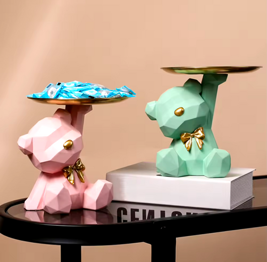 Bären Schlüsselhalter Figur im Bärendesign Eingang Süßigkeitenhalter Gäste