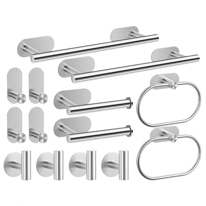 HABO Badezimmer-Hardware-Set aus Edelstahl 304 Gebürstetes Nickel Handtuchhalter