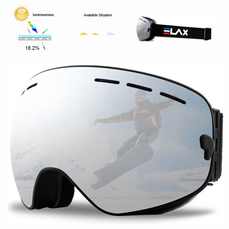 HABO Doppelschichtige Anti-Fog Ski Brille Snowboardbrille für Outdoor-Sportarten