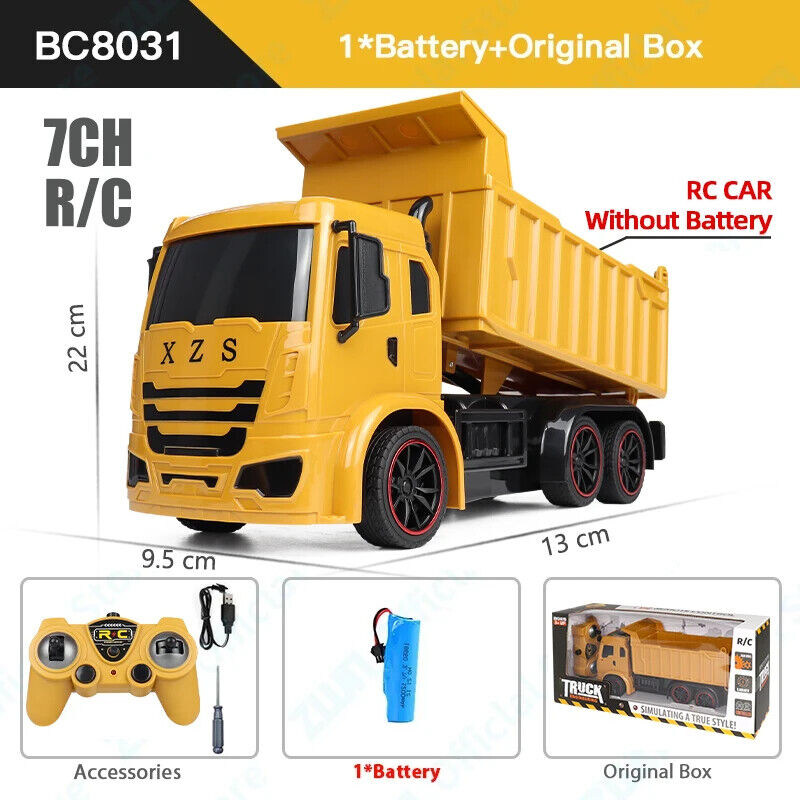Ferngesteuerter Bagger Baustellenfahrzeuge Modelle elektrisch RC Spielzeug