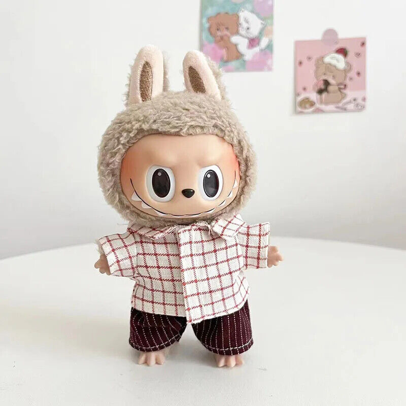 Nette Mini Plüsch Puppe Kleidung Outfit Zubehör für Idolpuppen