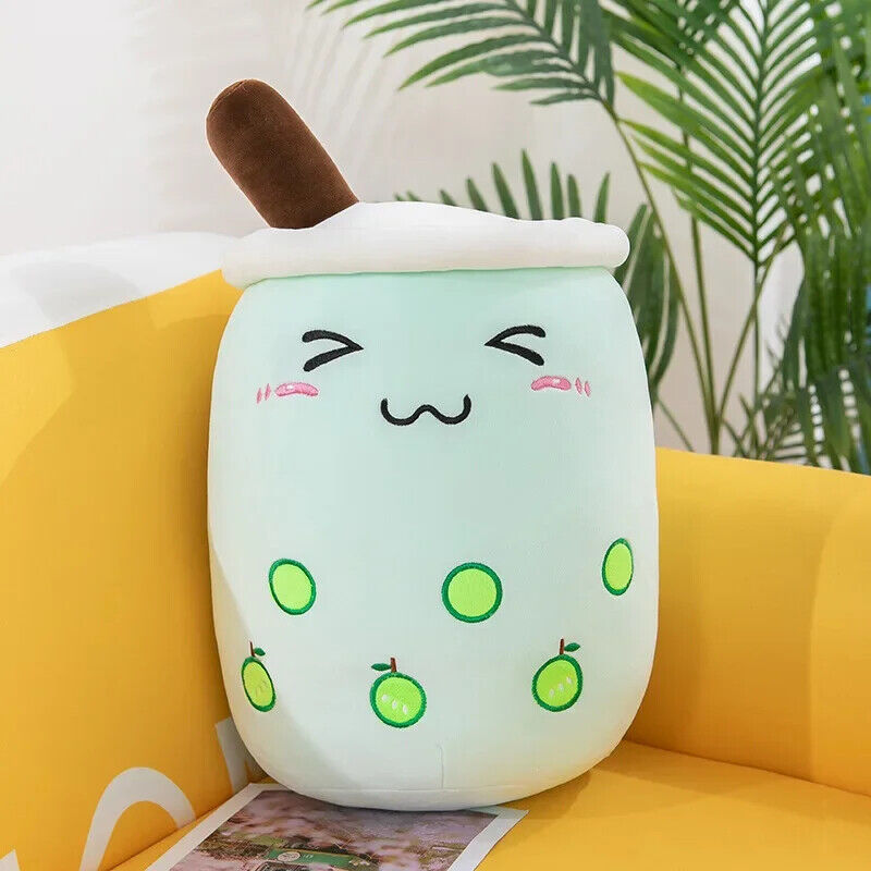 Bubble Tea Plüschtier Kuscheltier Boba Stofftier Niedlich weich Kinder Geschenk