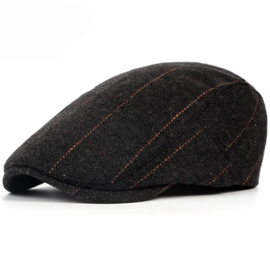 Schiebermütze Retro Peaky Blinders Britisch Baskenmütze Schwarz Grau Braun 