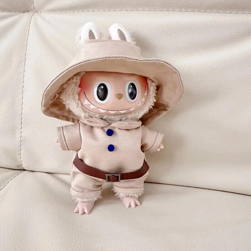 Puppenkleider für 17 cm Baumwoll-Idolpuppen – Prinzessinnenkleid und Overalls