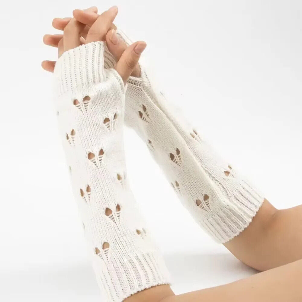HABO 30 Cm Fingerlose Handschuhe Hand Stulpen Frauen Winter Warm Gestrickt Korea