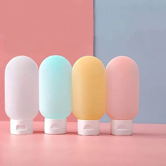 HABO 60ml Reise Flaschen Set Tube Koffer Silikon Tube Shampoo Kosmetik Klein 