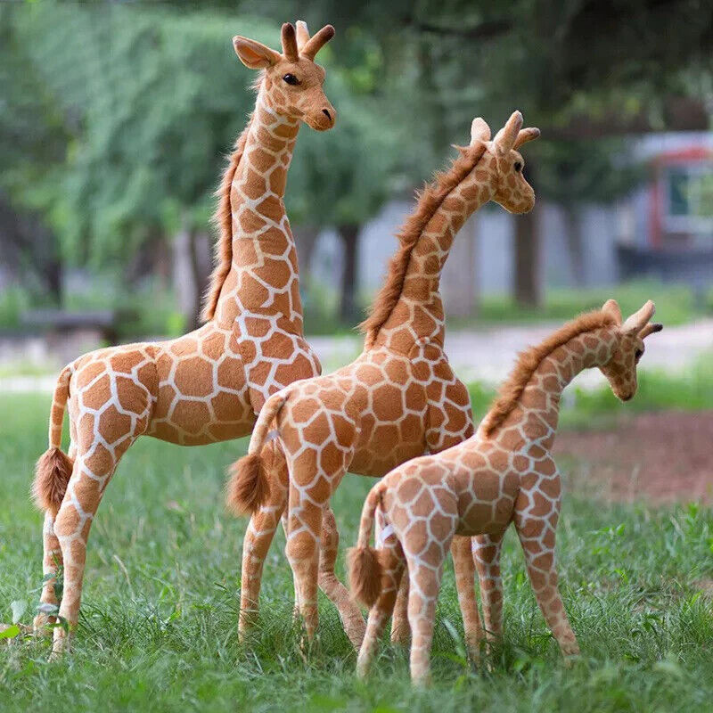 Giraffe Plüschtier 60cm Riesig Groß Stofftier Kinder Geschenk Realistisch Deko
