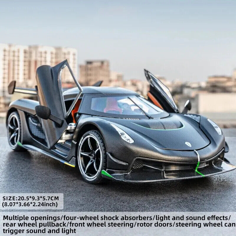 Pagani Auto Modell Spielzeug Sammlerstück Pagani detailgetreues Modell Aluminium