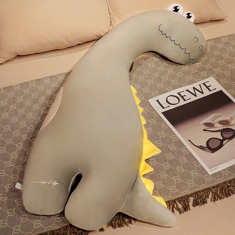 Großes Plüschstofftier – Giraffe, Krokodil und Dinosaurier Kissen