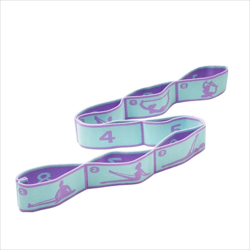 HABO Band Yoga Stretching Gürtel Elastische Bänder für Pilates Trainings