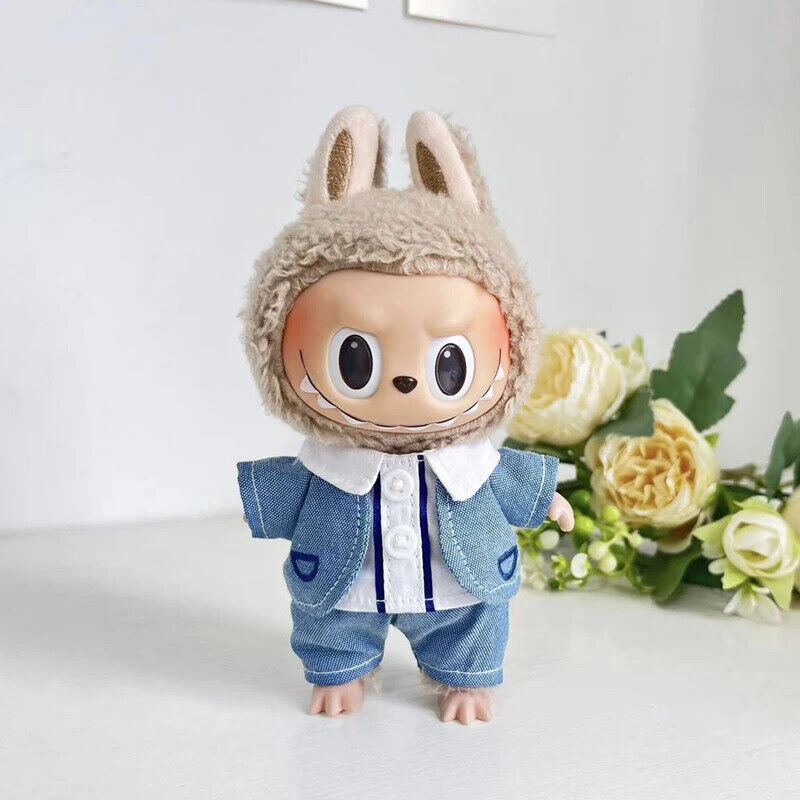 Nette Mini Plüsch Puppe Kleidung Outfit Zubehör für Idolpuppen
