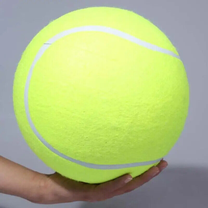 Hundespielzeug Tennis Ball Riesen Ball für Hunde zum Kauen und Werfen Plüschball