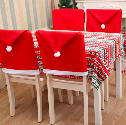 Weihnachts Mütze Stuhl Bezug Dekoration Weihnachten Fest 1-10 Stück