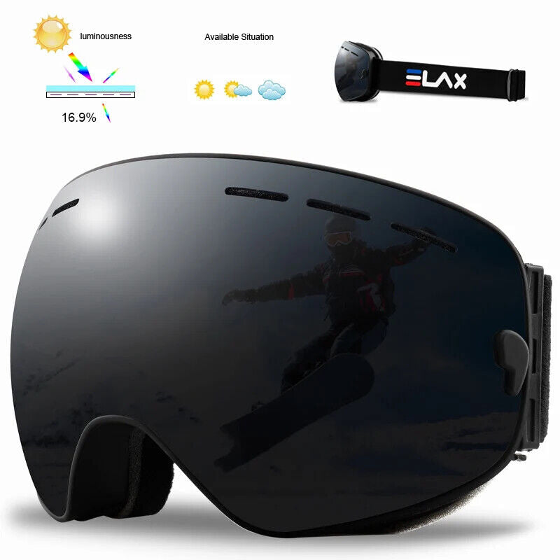 HABO Doppelschichtige Anti-Fog Ski Brille Snowboardbrille für Outdoor-Sportarten