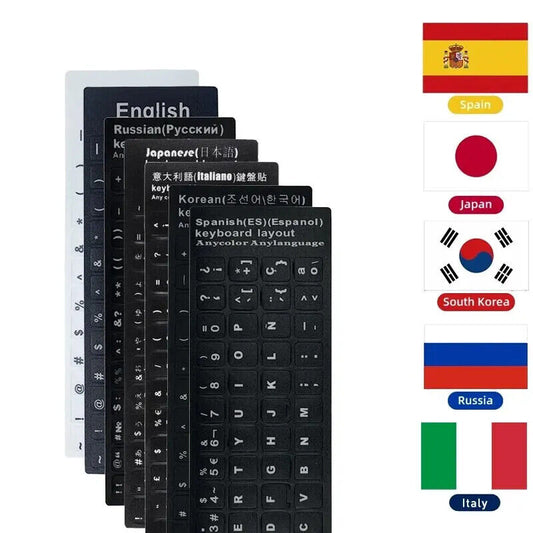 HABO ENG Spanisch Italienish Koreanisch Tastaturaufkleber Sprachaufkleber Laptop