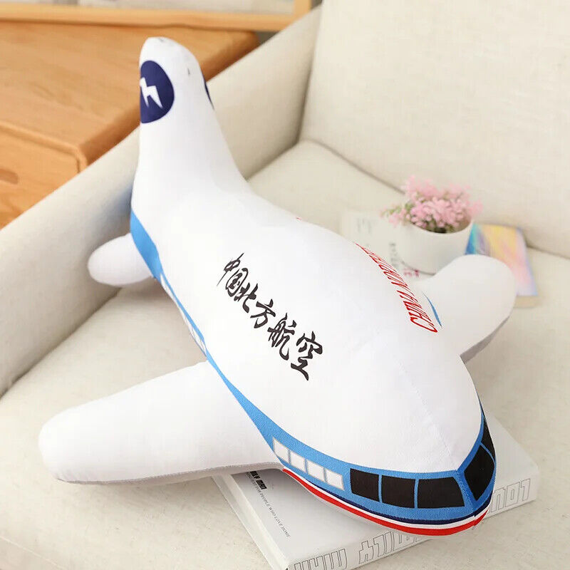 Flugzeug-Plüschkissen - Großes Kuscheltier 40/60/80cm