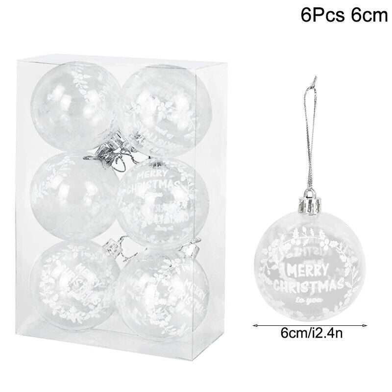 Weihnachtskugeln Weihnachtbaum Kugeln Dekoration für Christbaum Bunt Gold Silber