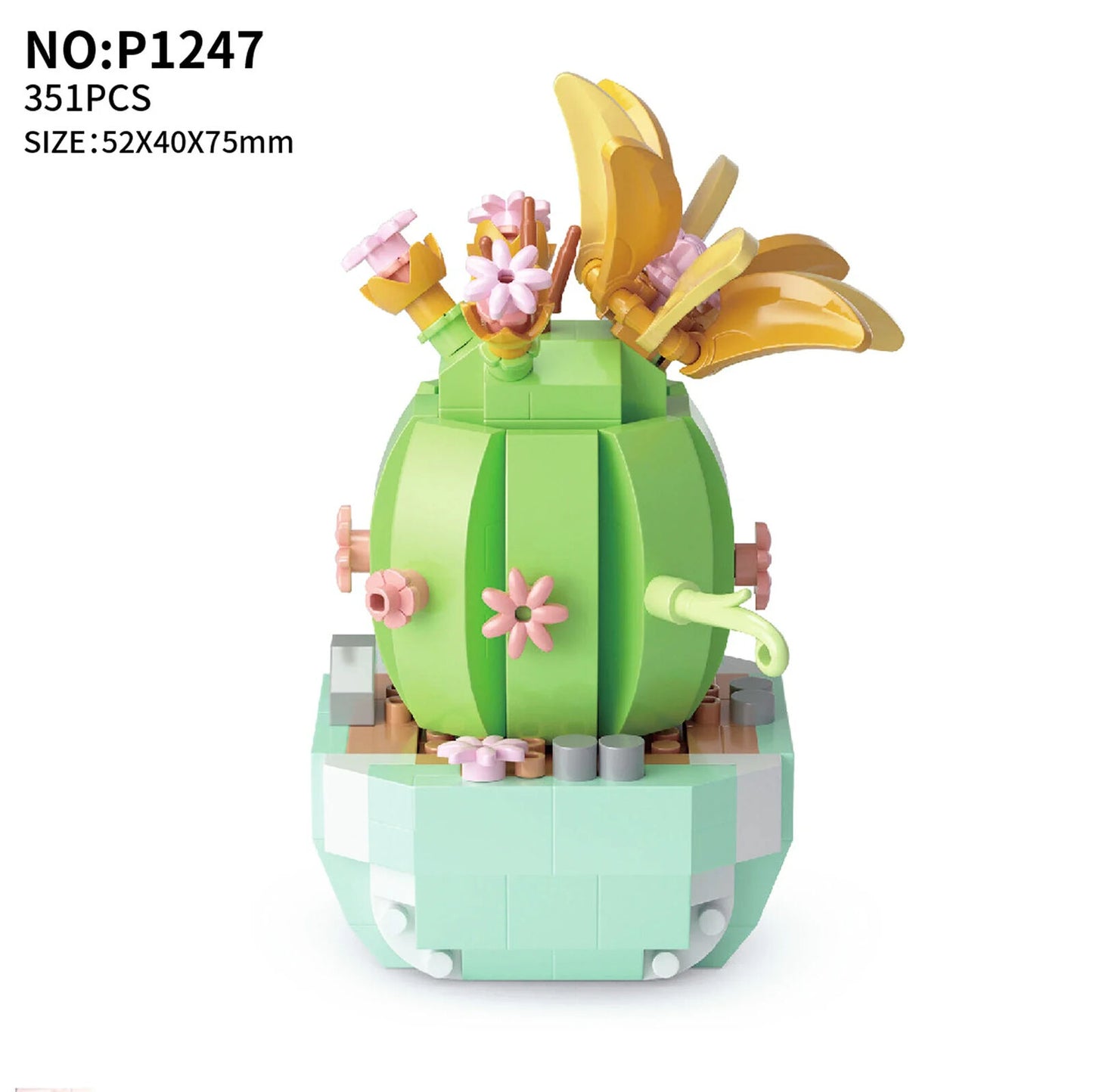 HABO Blumenstrauß Bausteine Set DIY Blumen Geschenk Valentinstag Frauen Mädchen