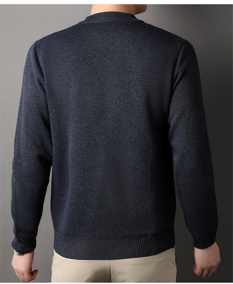Wollpullover Strickpullover Klassisch Business Style Casual Weihnachten Winter 