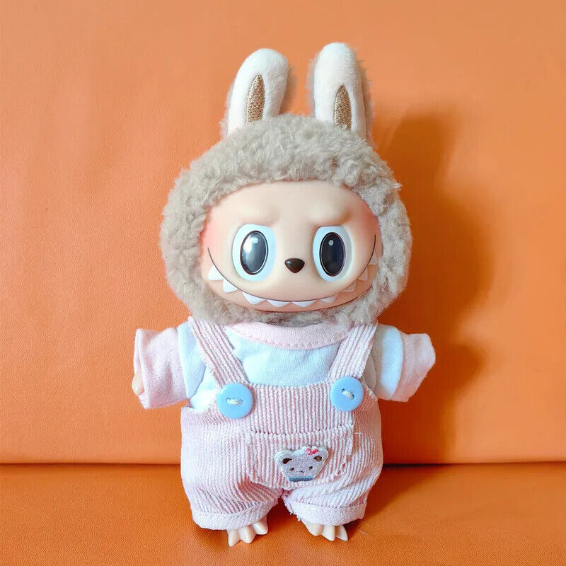 Puppenkleider für 17 cm Baumwoll-Idolpuppen – Prinzessinnenkleid und Overalls