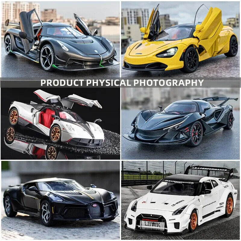 Pagani Auto Modell Spielzeug Sammlerstück Pagani detailgetreues Modell Aluminium