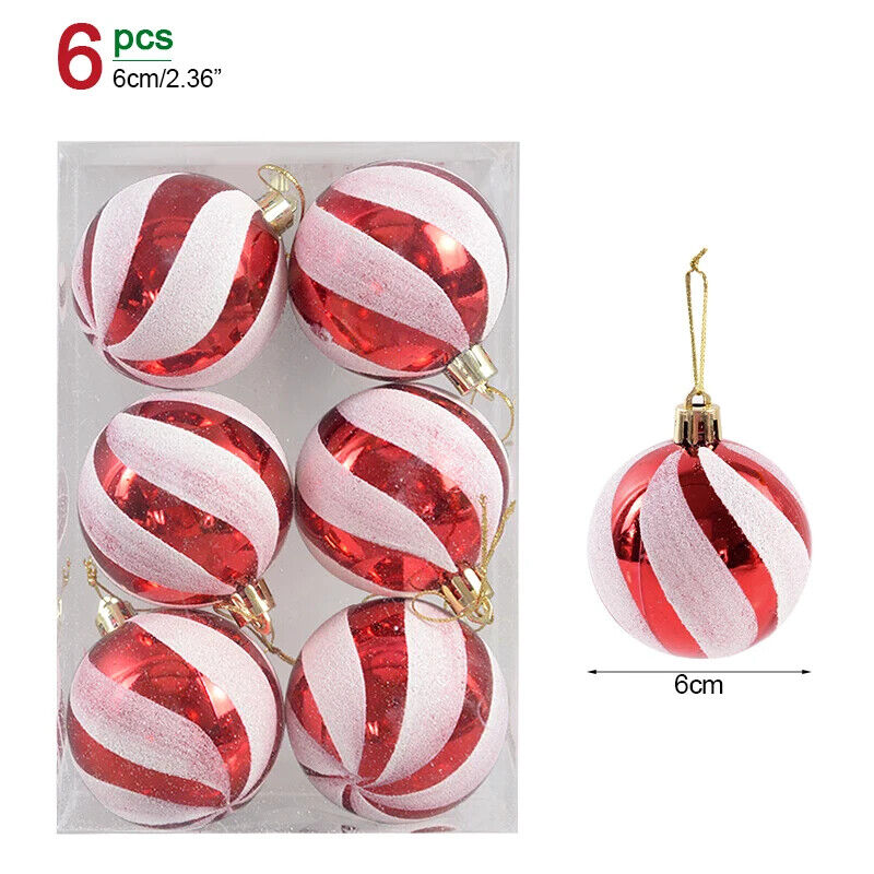 Weihnachtskugeln Weihnachtbaum Kugeln Dekoration für Christbaum Bunt Gold Silber