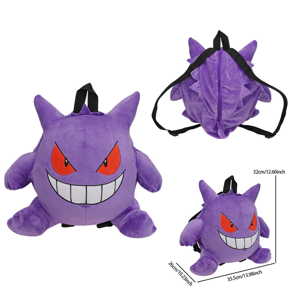 Pokemon Pikachu Snorlax ... Plüschrucksack weicher niedlicher Rucksack Pokemon