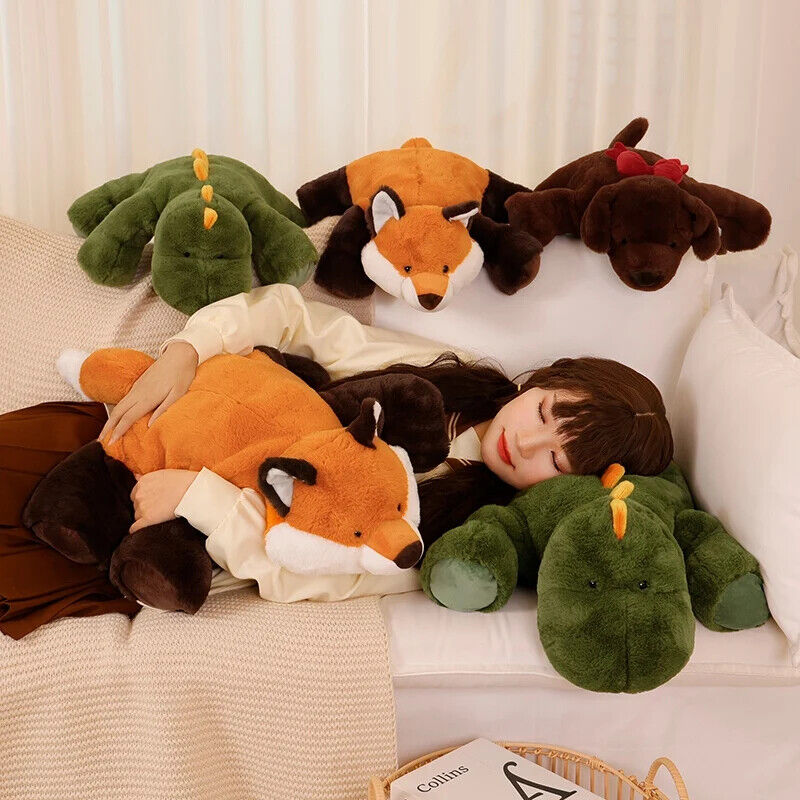 Waschbär Fuchs Krokodil Faultier Kuscheltier Plüschtier 45–70 Cm Weich Geschenk