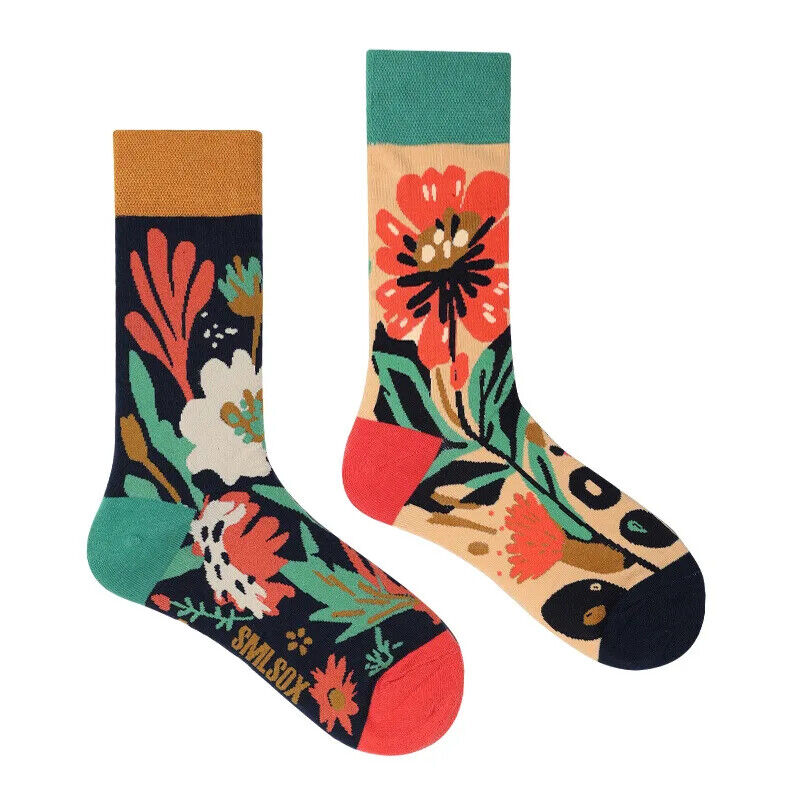 HABO 1 Paar Lustige Socken Ketchup Pommes Eis Noten Pilze Geschenk Mann Frauen