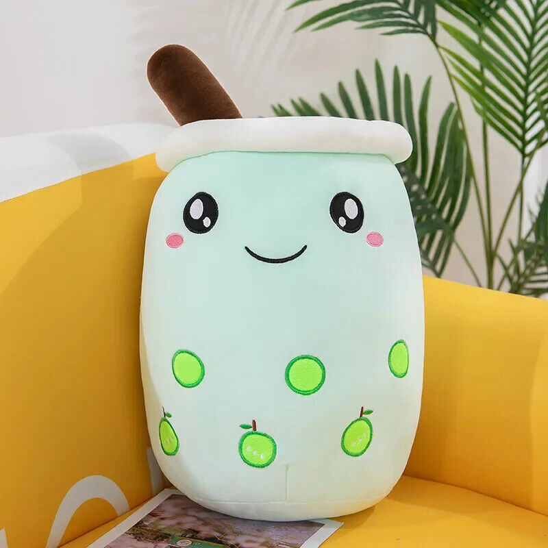 Bubble Tea Plüschtier Kuscheltier Boba Stofftier Niedlich weich Kinder Geschenk