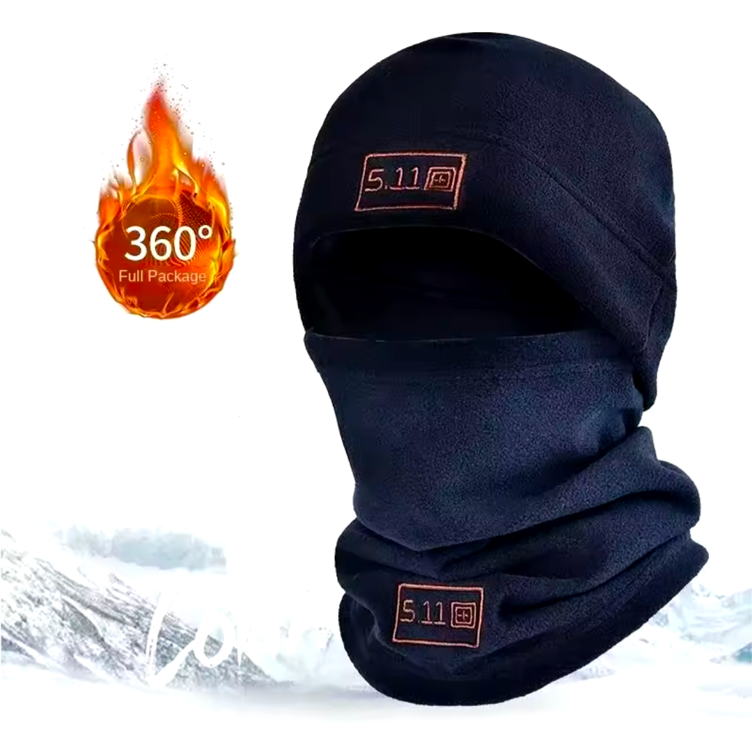 Sturmhaube Mütze + Schal Schutz vor Kälte taktisches Militär Set Thermo Kopf