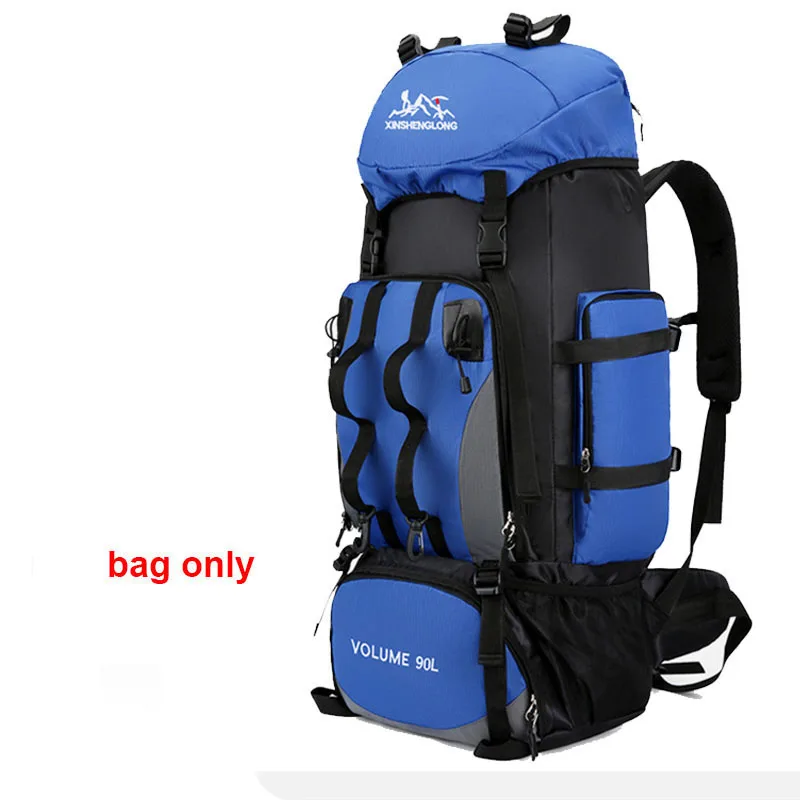 HABO 90L Wasserdicht Wandern Camping Rucksack Trekking Backpacking Groß Fächer