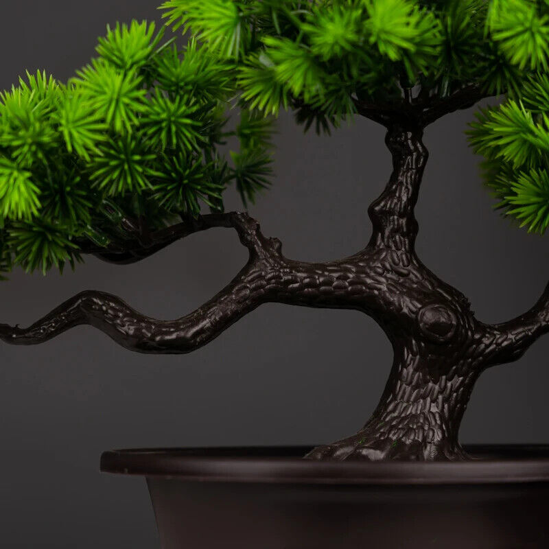 HABO 27 Cm Künstlicher Bonsai Pinien Baum Dekoration Einrichtung Tisch Deko