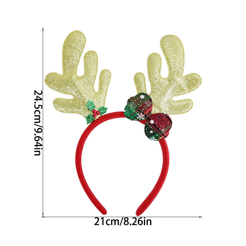 Weihnachten Stirnband Dekoration Weihnachtsmann Lustig Elch Xmax Baum Haarschmuc
