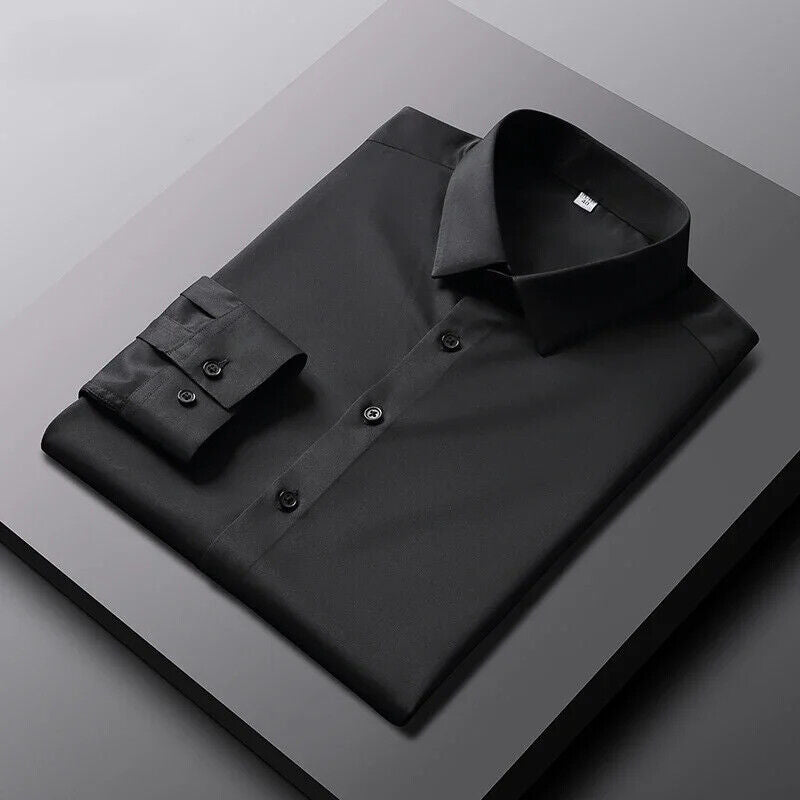 Business Hemden Business Casual Lang Arm Hemd Herren Antifalten Material premium