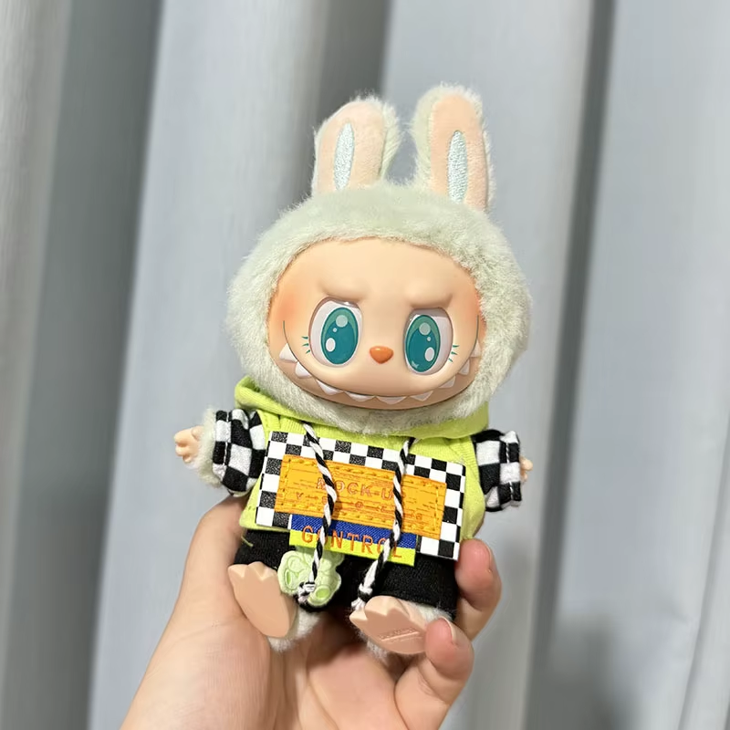 Mini Plüsch Puppe Kleidung Outfit Geschenk für Mädchen 