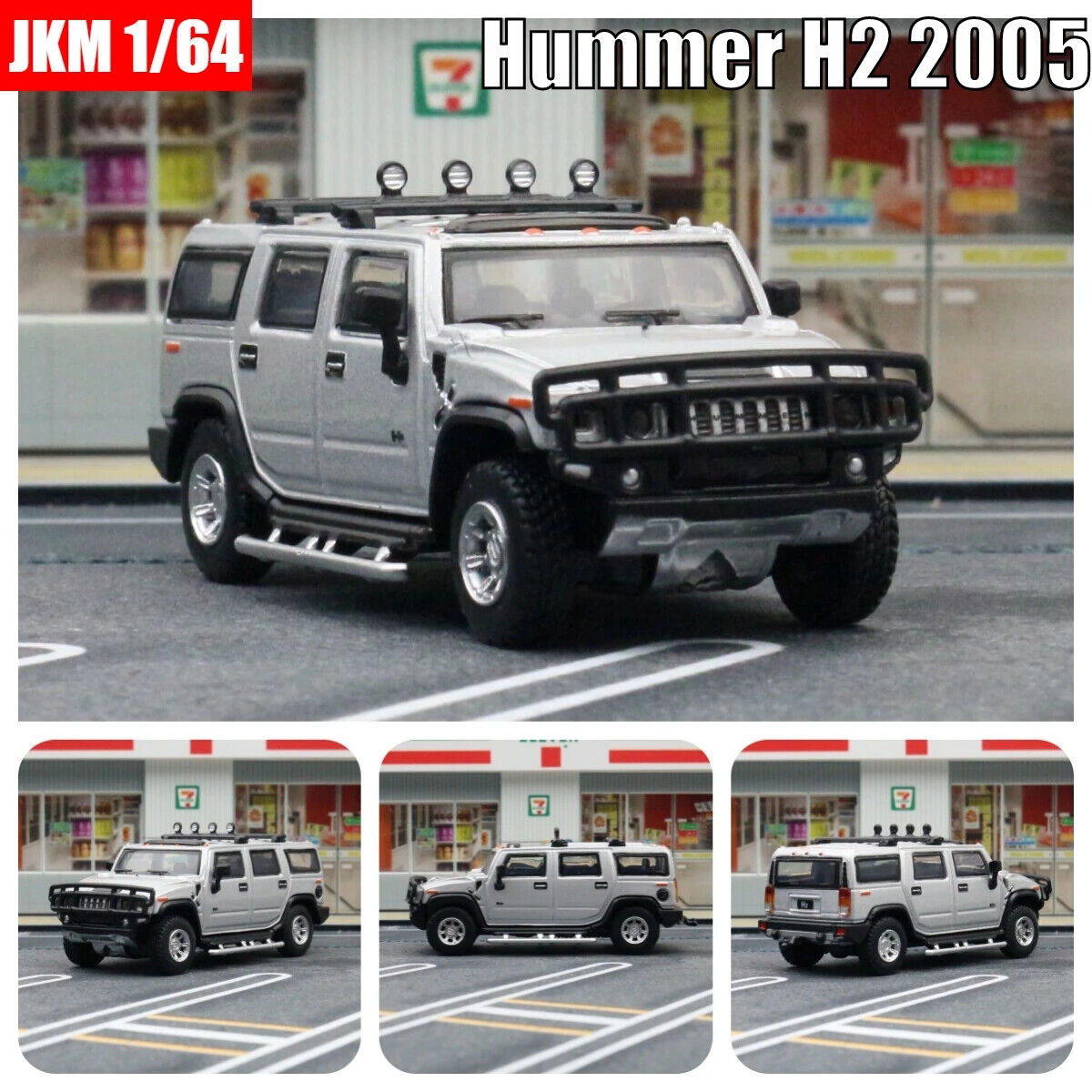 HABO 1:64 Hummer H2 Miniatur Modell Nachbildung SUV Sammeln Auto Amerikanisch