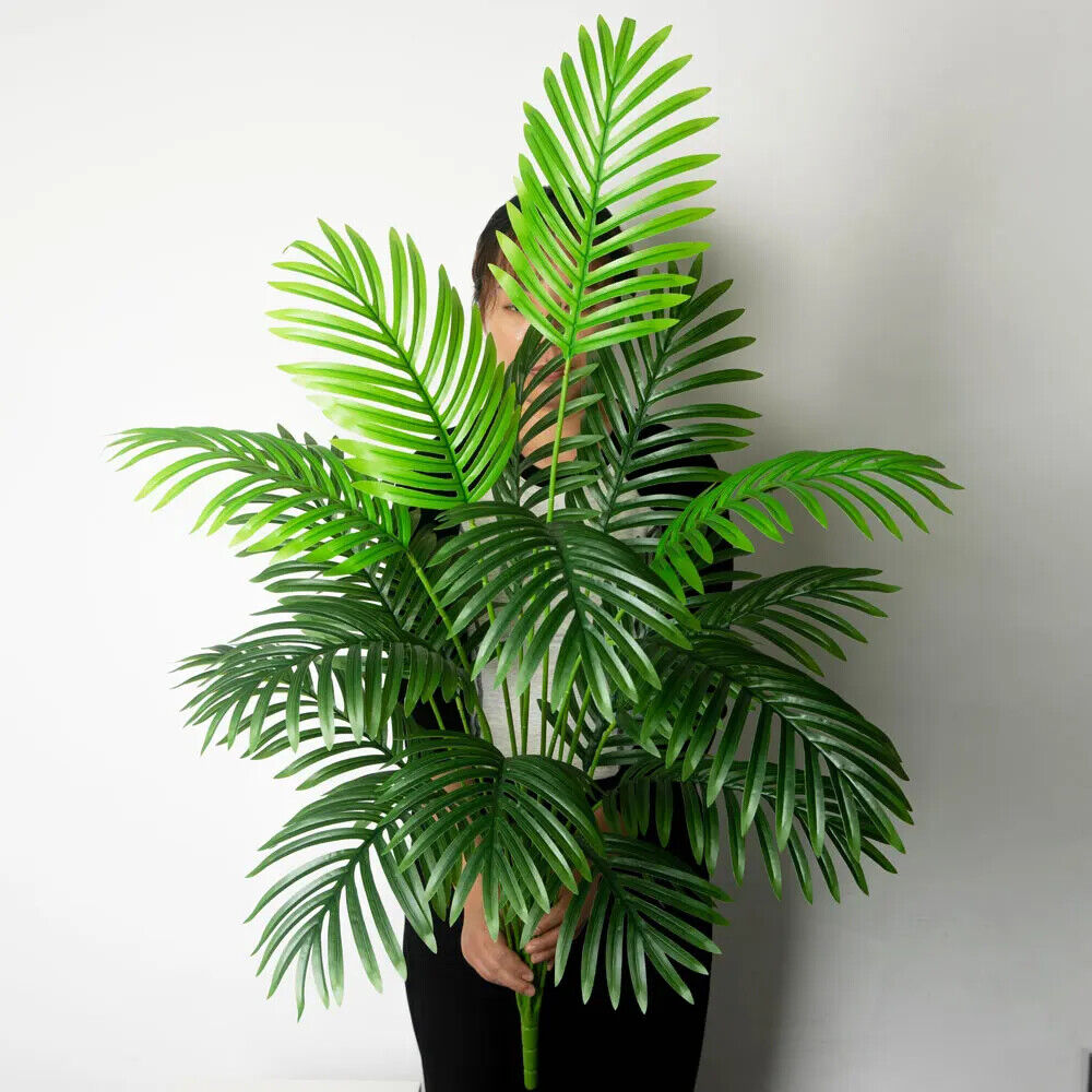 HABO 90–120 Cm Künstliche Palme Topf Pflanze Baum Riesig Dekoration Kunststoff