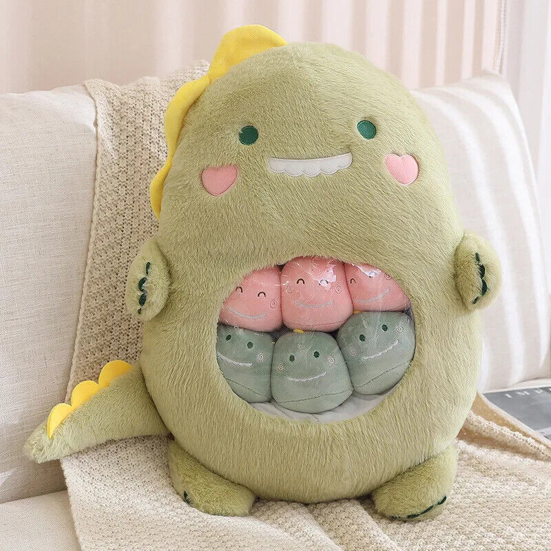 Plüsch-Snacktasche – Süße Mini-Puppen & Kissen im Frucht- und Tierdesign